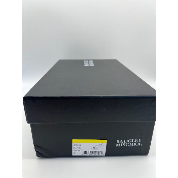 Badgley Mischka Women's Clarisa Embellished Wedge Sandal Ivory MP5243 Size 8.5 - Picture 6 of 12